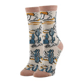 Wild West | Women's Western Premium Cotton Crew Socks