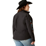 New Team Softshell Jacket - BLACK/SERRANO