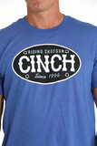 Cinch MEN'S RIDING SHOTGUN TEE - ROYAL