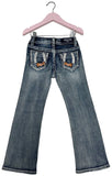 Horse Shoe/Floral A Little Girl Boot Cut | TBS700