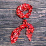 AVS839 WESTERN BANDABA PRINT SILK SCARF 36X36