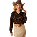 Ariat Homestyle Shirt - MOLE RANCH BRAND PRINT