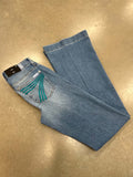 7 For All Mankind - Dojo 34in Leg - Aquamarine 7U300C49-AQM-23