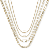 Mini Belt Buckle Necklace (Mama) - Gold