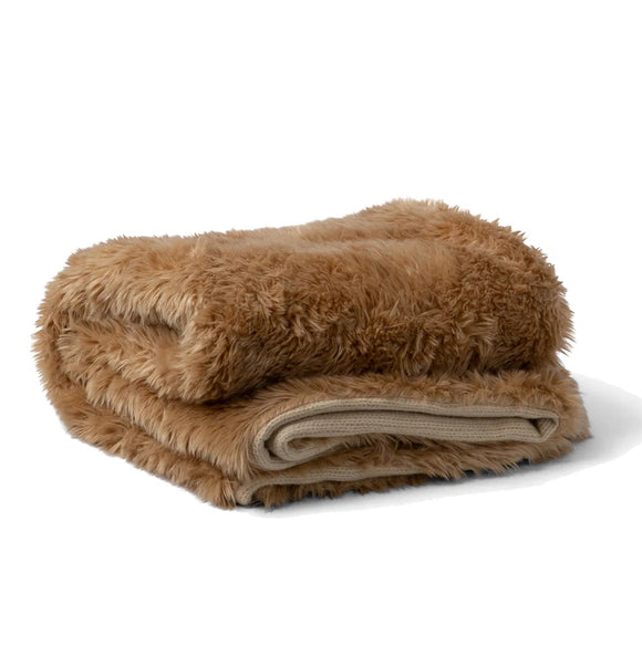 Oslo Fur Throw Gold GS37T