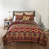 Western Tapestry 3pc Quilted Bedding Set