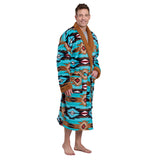 Roper MEN'S FLEECE AZTEC ROBE