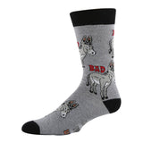 Bad Ass | Men's Funny Cotton Crew Socks