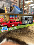 24 Piece Truck & Horse Trailer Playset