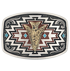Radiating Center of it All Arrow Belt Buckle