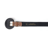 Western Wreath Leather Belt in Bronco Sky