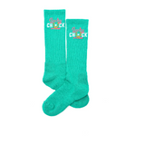 Lucky Chuck -  LOGO TEAL PERFORMANCE SOCKS