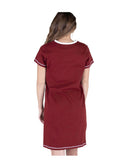 On Cloud Wine Women's V-Neck Nightshirt