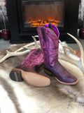 Ariat Ladies Futurity Flash Western Boot - CRIMSON GRAPE|MAGENTA SHINE 10053609