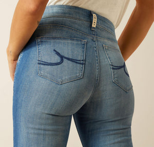 Ariat High Rise Elaina Slim Trouser Jeans - Olympia