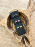 Cow Earrings - Three Colour Options CEEJ3