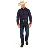 Ariat Men’s Cordell Fitted Shirt - Navy