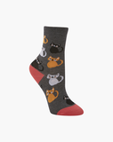Kids Kitty Cats Bamboo Sock Bamboozld