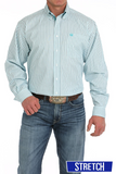 Cinch MEN'S STRIPED BUTTON-DOWN WESTERN SHIRT - WHITE