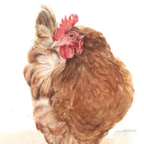 Bessie Struts her Stuff- Greeting Card