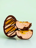 Choc-Orange Marshmallow Filled Easter Egg