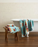 PENDLETON
3 PIECE TOWEL SET CHIEF JOSEPH AQUA