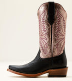 Ariat Ladies Futurity Flash Western Boot - MIDNIGHT BLACK|ROSE GOLD SHINE 10053610