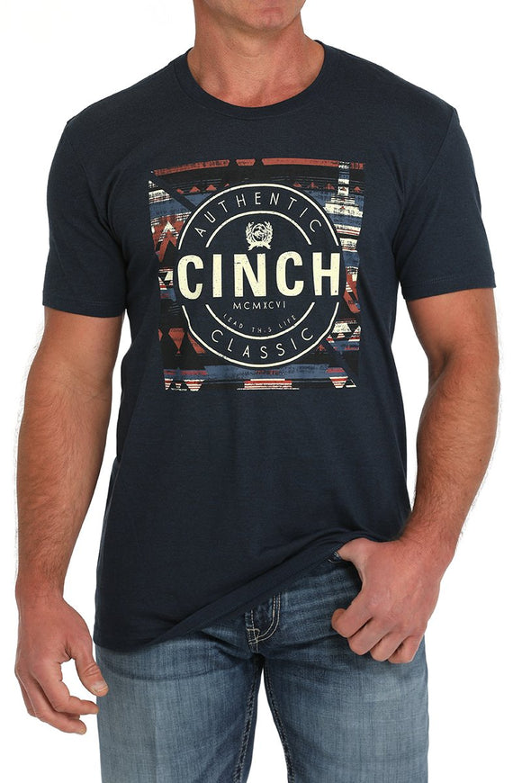 CINCH MEN'S AUTHENTIC CLASSIC TEE - NAVY MTT1690674
