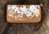 Cowhide Wallet - Double Zip-CWDZ001