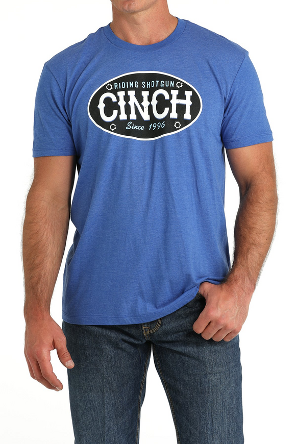 Cinch MEN'S RIDING SHOTGUN TEE - ROYAL