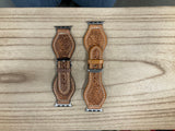 Tooling Leather Rounded Apple Watch Strap – WS101