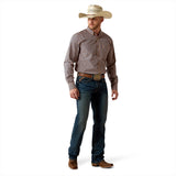 Ariat Men's Pro Series Jeremy Fitted Shirt - EMBERGLOW PLAID 10071576