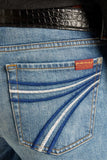 7 For All Mankind Dojo Jeans in Bluefern