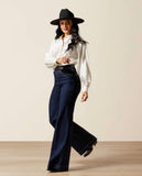 Ariat Ultra High Rise Veronica Wide Leg Jean - Rinse