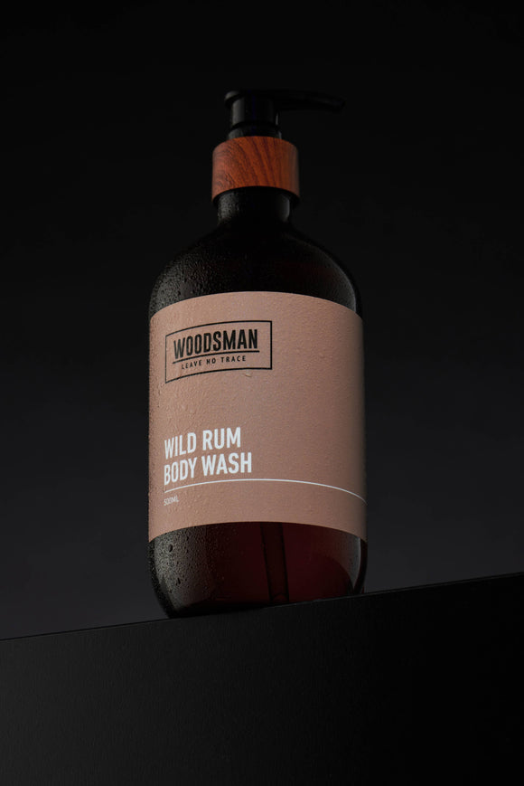Woodsman Wild Rum scented Body Wash 500ml