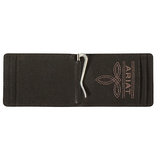 Ariat Bifold Money Clip - Roughout Tan - A3561108
