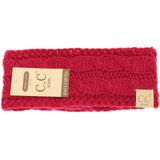 KIDS Solid Cable Knit CC Head Wrap HW20KIDS: Dark Grey