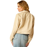 Ariat Rodeo Cropped Jacket - Oyster Grey
