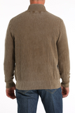 Cinch MEN'S JACQUARD PULLOVER SWEATER - BROWN
