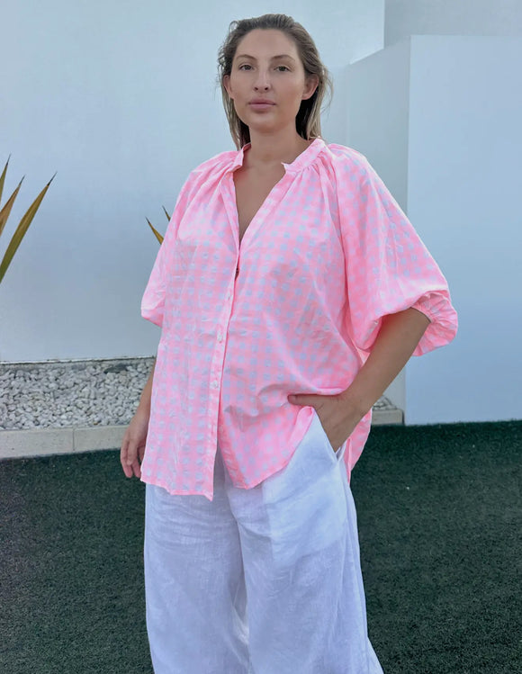 EIGHT SIX SEVEN TOP - Pink