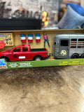 24 Piece Truck & Horse Trailer Playset