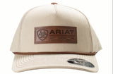Ariat MEN'S PATCH FABRIC SNAP BACK CAP - Khaki