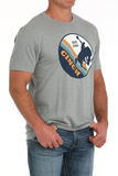 Cinch MEN'S BUCKING BRONC TEE - GRAY