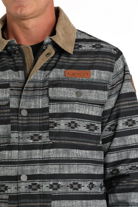 Cinch MEN'S BARN COAT - BLACK/GRAY