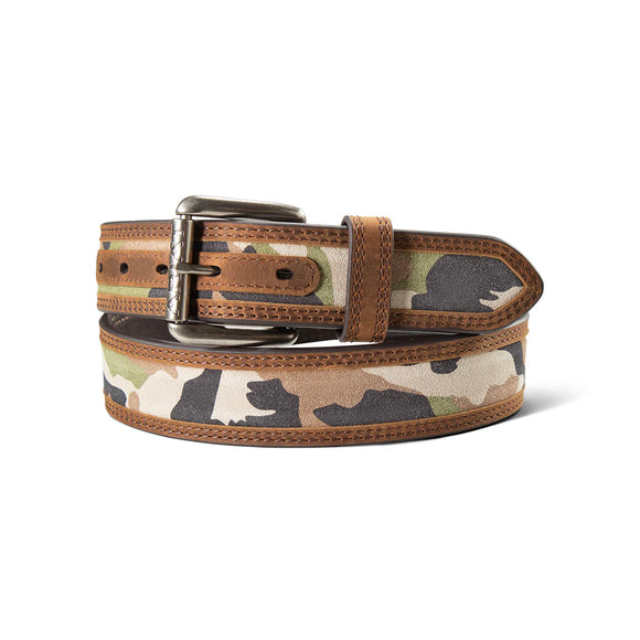 Ariat Men's Camo Suede Inlay Work Belt