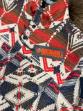 AZTEC JACQUARD BOMBER PULLOVER