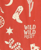 Wild Wild Rest Men's Orange PJ Pant
