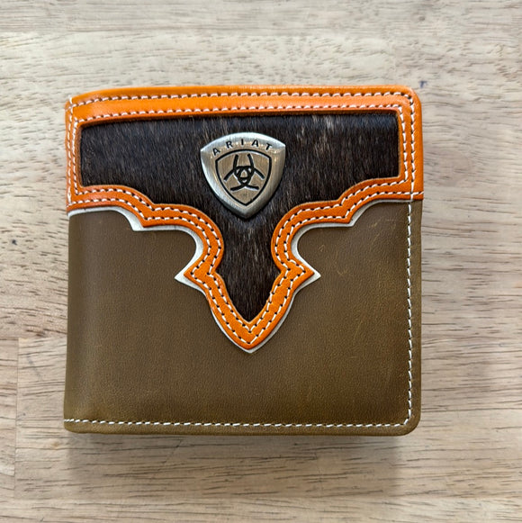 Ariat Bi-Fold Wallet - Two Toned Hair On