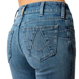 Ariat Perfect Rise Silvie Straight Leg Crop Jeans - GLENWOOD 10072962