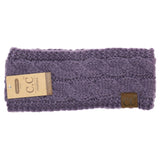 Solid Cable Knit CC Women's Fashion Headband